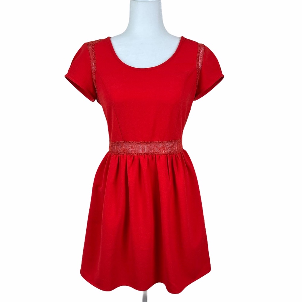 Anthropologie pins and needles lace insert dress